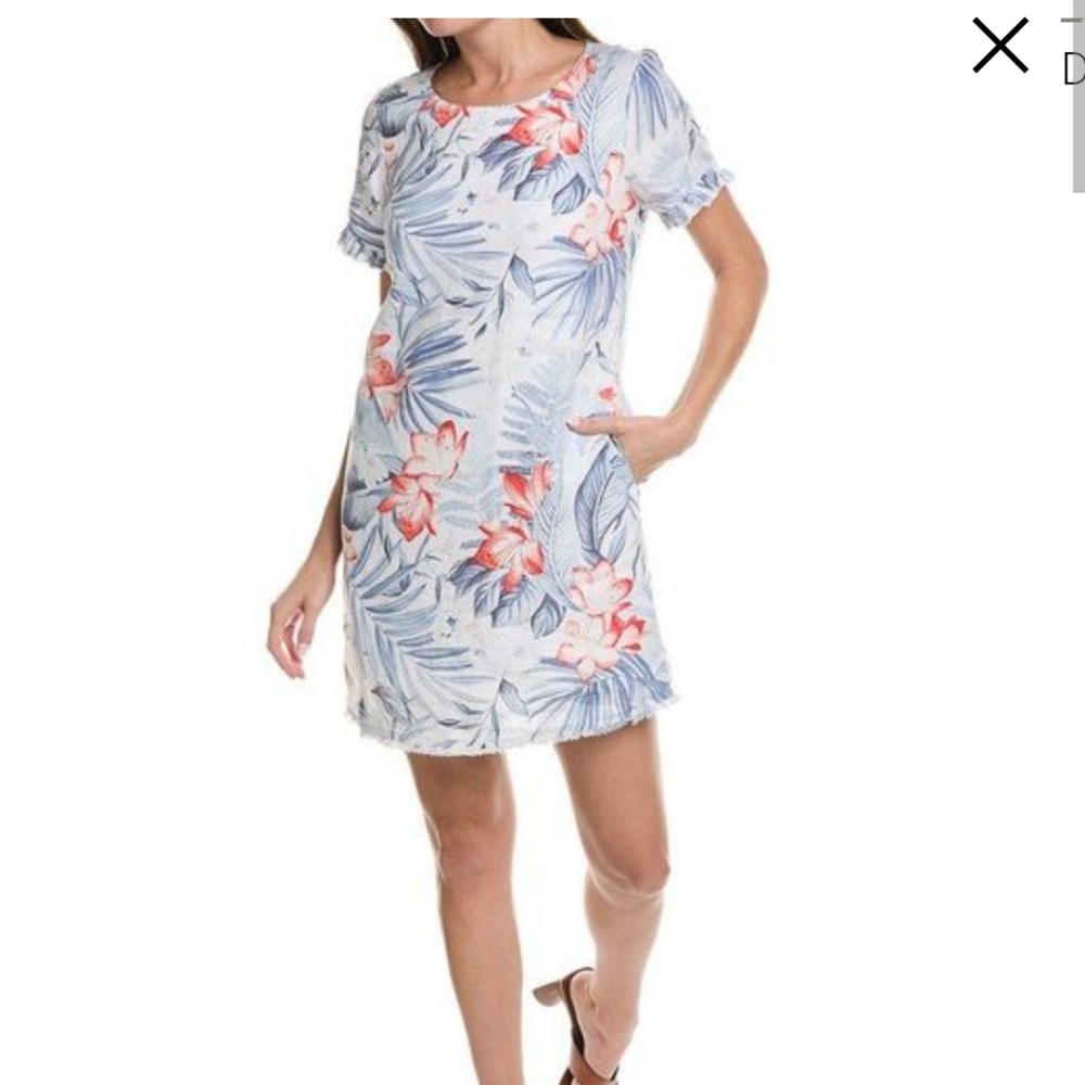 Tommy Bahama Floral Linen Dress.
